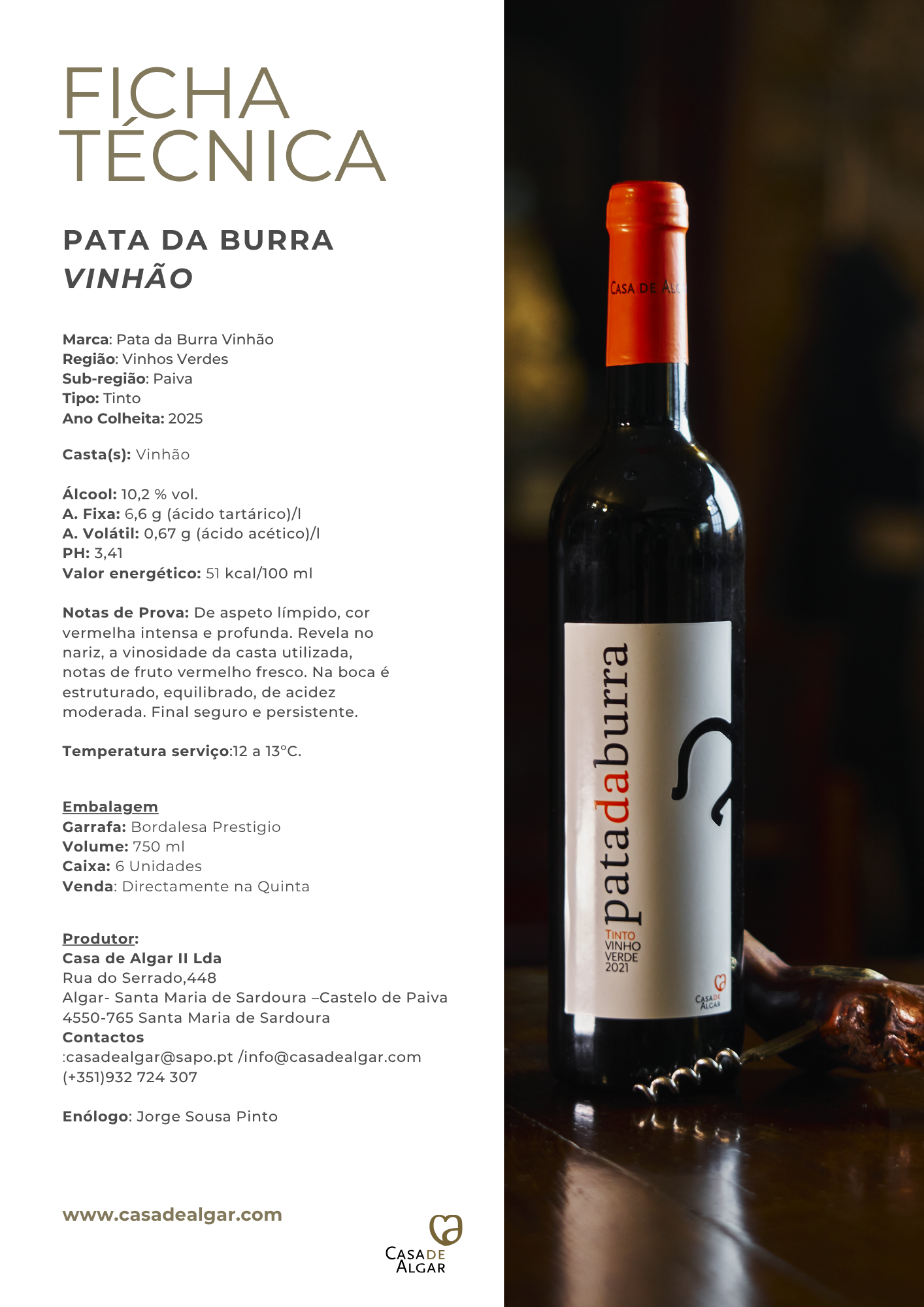 Pata da Burra Vinhão